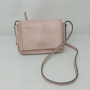 Kate Spade Vikki Bailey St Crossbody Bag Blush Pink Pebbled Leather Minimalist